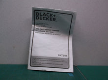 Manual only for a Black & Decker 18" Hedge Trimmer LHT218 20V