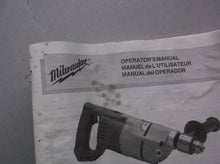 MANUAL ONLY FOR Milwaukee 1001-1 1007-1 1101-1 1107-1 1250-1 3102-13002-1 DRILLS
