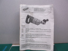 MANUAL ONLY FOR Milwaukee 1001-1 1007-1 1101-1 1107-1 1250-1 3102-13002-1 DRILLS