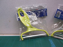 set of 2 Plastic Handle Stainless Steel Multi-use Fruit Potato Peeler Green