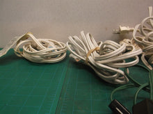 lot of 6 light duty multi outlet extension cords