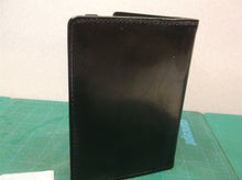Passport/ vaccine card wallet black leather
