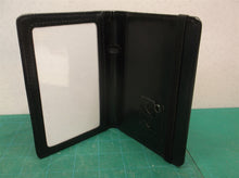 Passport/ vaccine card wallet black leather