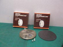 lot of 2 outdoor round outlet cover with half inch hole