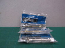 (3)Everbilt 3" Bright Brass & Satin Nickel Light Duty Spring Door Stop 245542
