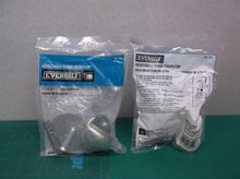 lot of 2 Everbilt 161741 Satin Chrome Adjustable Floor Door Stop