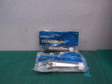 lot of 2 Everbilt 489247 Satin Nickel & 878285 Chrome Solid Door Stops