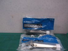 lot of 2 Everbilt 489247 Satin Nickel & 878285 Chrome Solid Door Stops