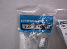 lot of 2 474087 everbilt Chrome Kick Down Door Stop