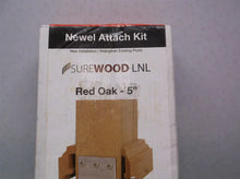 Newel Attachment Kit 5 in. Unfinished Red Oak Box