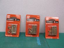 (3) Everbilt 1-1/2 in. Satin Brass Narrow Utility Hinge Non-Rem Pin (2Pk) 613541
