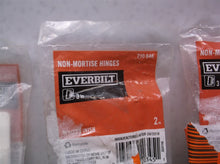 Lot of 3 Everbilt 3 in. White Non-Mortise Hinges (2-Pack) 710646