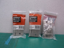 Lot of 3 Everbilt 3 in. x 1/4 in. Satin Nickel Radius Door Hinges 207307