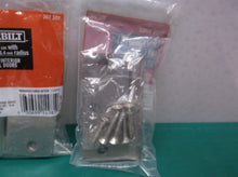 Lot of 3 Everbilt 3 in. x 1/4 in. Satin Nickel Radius Door Hinges 207307