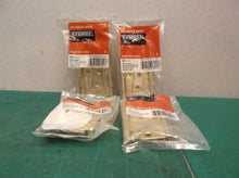 Lot of 4 452539 Everbilt 3 in. Bright Brass Non-Mortise Hinge (2-Pack)