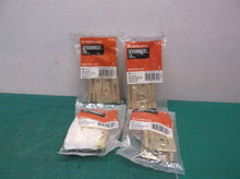 Lot of 4 452539 Everbilt 3 in. Bright Brass Non-Mortise Hinge (2-Pack)