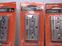 lot of 5 everbilt 710083 3 in. Satin Nickel Non-Mortise Hinges (2-Pack)