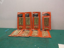 Lot of 8 Everbilt 204314 2-1/2 in. Bright Brass Non-Mortise Hinges (2-Pack)