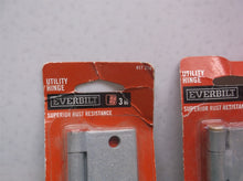 Lot of 3 Everbilt 417214 3 in. Galvanized Broad Utility Hinge