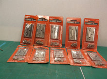 lot of 10 259792 everbilt 2-1/2 in. Satin Nickel Non-Mortise Hinges (2-Pack)