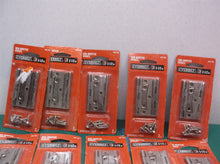 lot of 10 259792 everbilt 2-1/2 in. Satin Nickel Non-Mortise Hinges (2-Pack)