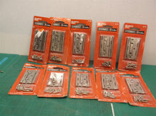 lot of 10 259792 everbilt 2-1/2 in. Satin Nickel Non-Mortise Hinges (2-Pack)