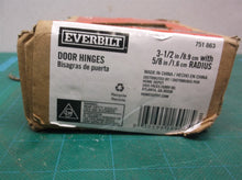 751863 Everbilt 3-1/2 in. Satin Brass 5/8 in. Radius Door Hinges Value Pack (12)