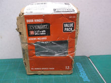 Everbilt 807374 3-1/2" x 5/8" Radius Oil-Rubbed Bronze Door Hinge Value Pack 12