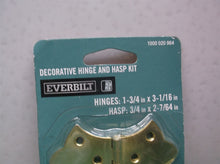 Bright Brass Decorative Hinges and Hasp Kit 1000020964