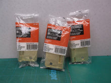 Lot of 3 everbilt 237067 3 in. Satin Brass 1/4 in. Radius Door Hinge
