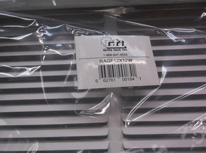 TRUaire - A270 12" x 12" White Aluminum Fixed Bar Return Air Grille