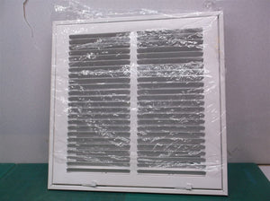 TRUaire - A270 12" x 12" White Aluminum Fixed Bar Return Air Grille