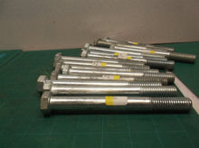 MF Grade 5 Hex Cap Screws 5/8 Inch 11 TPI By 6 Inch Zinc Plated Steel 14 Pack