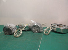 Lot of 2 hanging pendant lights no globes