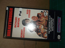 Breakthrough (VHS, 1986) Richard Burton, Robert Mitchum, Rod Steiger RARE VHS
