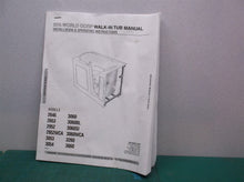 Spa World Corp Walk-In Tub Manual 2646 2653 2952 3053 3054 3060 3260 3660