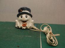 Ceramic Happy Ghost Halloween Night Light Table Top 5 x 5.5