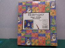 New SANGO Sweet Shoppe Christmas Snowman 8” CHEESE TRAY with Knife