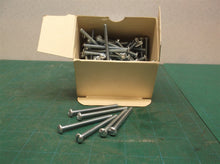 Round Head Zinc Steel Slotted Machine Screw 8-32 x 2" Length 90 Pcs