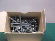 Round Head Zinc Steel Slotted Machine Screw 8-32 x 2" Length 90 Pcs