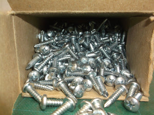 #10 x 3/4" Self-Drilling Screws / Phillips / Modified Truss Head / Steel / Zinc
