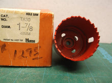 Hole Saw w/Attached Arbor, 1-7/8 In. Dia. TA30 no drill bit