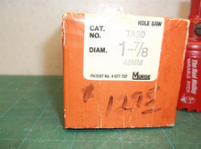 Hole Saw w/Attached Arbor, 1-7/8 In. Dia. TA30 no drill bit