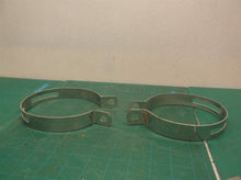 2 Exhaust Clamps wo Rubber 125-150cc GY6 Scooter Peace Sun VIP Vento Bako Taotao
