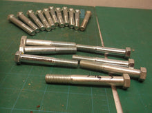 MF 7/16"-14 x 3" Zinc Plated Grade 5 Steel Coarse Thread Hex Cap Screws 18PK