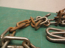 Steel Trace Chain Single 7-1/2' End ring is 5/16" x 2 1/2"