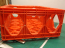 COCA COLA Florida RED PLASTIC CRATE TOTE 15x11.5x5