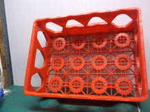 COCA COLA Florida RED PLASTIC CRATE TOTE 15x11.5x5