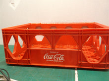 COCA COLA Florida RED PLASTIC CRATE TOTE 15x11.5x5