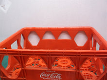 COCA COLA Florida RED PLASTIC CRATE TOTE 15x11.5x5